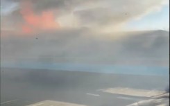 The Home Affairs Building in Germiston in Gauteng is on fire.  