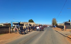 Pupils protest following attack on school mate