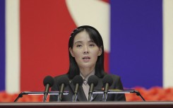 Kim Yo Jong, the sister of North Korea's leader Kim Jong Un. KCNA via KNS/AFP