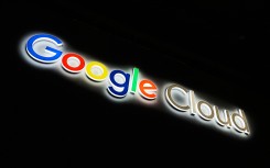 The Google Cloud logo. Joan Cros/NurPhoto via AFP