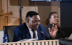 National Commissioner of the SAPS General Fannie Masemola at the Madlanga Commission Of Inquiry. Gallo Images/Frennie Shivambu