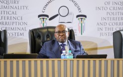 Justice Mbuyiseli Madlanga at the Madlanga Commission Of Inquiry. Gallo Images/Luba Lesolle