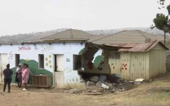 The accident scene in Pietermaritzburg.