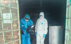 Police acted on a tip-off about suspicious activities on a farm in Oudehoutkloof. Twitter/@SAPoliceService