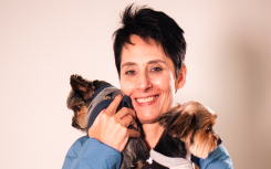 picture of Marinda and two of her dogs