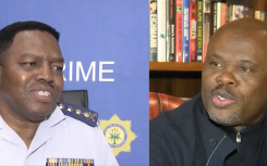 Police Commissioner Fannie Masemola and his deputy, Shadrack Sibiya.