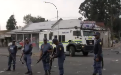 Gauteng police have arrested one person during water protests in Coronationville, Johannesburg.