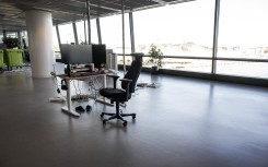 File: An empty office. Anders Wiklund/TT News Agency via AFP