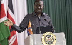 Former Kenyam Prime Minister Raila Odinga. AFP/Simon Maina