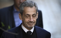 France's former president Nicolas Sarkozy.
