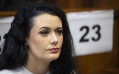 Amber Lee Hughes appears at the Johannesburg High Court. Gallo Images/Beeld/ Deaan Vivier