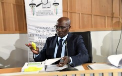 Dumisani Khumalo at the Madlanga Commission Of Inquiry. Gallo Images/Frennie Shivambu