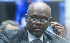 Deputy National Commissioner Lieutenant-General Shadrack Sibiya at the Parliamentary Ad Hoc Committee inquiry. Gallo Images/Brenton Geach