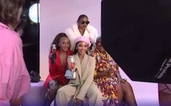 South African influencers in party during the Paris fashion week
