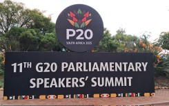 P20 South Africa 11th G20 parliamentary speakers summit logo