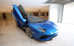 Lamborghini at Hangwani Maumela's residence