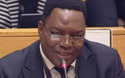 National Police Commissioner Fannie Masemola, is testifying before the Parliament’s Ad Hoc Committee 