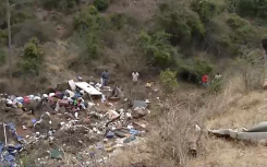 The scene of the bus crash near Makhado.