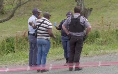 East London crime scene