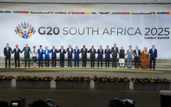 World leaders at the G20. AFP/Pool
