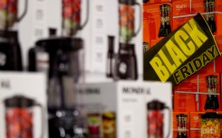 A Black Friday sale sign. AFP/Miguel Schincariol