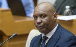Cedrick Nkabinde testifies at the Parliamentary Ad Hoc Committee inquiry. Gallo Images/Brenton Geach