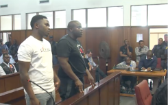 The Ndimande brothers in court. 