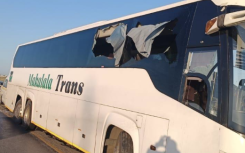 The long-distance bus belonging to Makalala Trans. Supplied