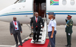 President Cyril Ramaphosa on his way to Angola