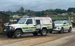 A K9 Search and Rescue vehicle. eNCA/Zanele Buthelezi
