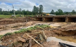 Several families in the area have been displaced after their houses were flooded. eNCA/Zanele Buthelezi