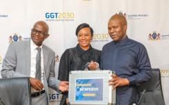 Gauteng Finance MEC Lebogang Maile presenting the MTBPS and Adjustment budget