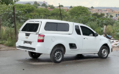 The suspected vehicle. eNCA/Yusuf Abramjee