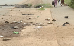 The scene of the Thokoza cash heist.