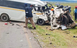 The collision involved a minibus taxi and a Toyota Avanza. Unathi Bhinqose/Provincial Transport spokesperson