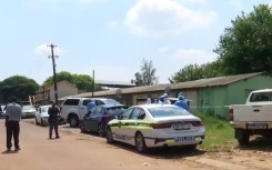 Image of Police at Saulsville shooting 