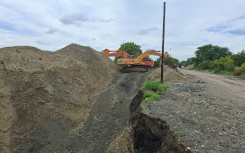 Authorities are also removing heavy machinery in Bapong. eNCA/Bafedile Moerane