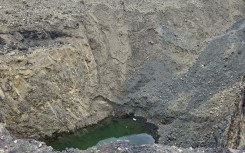 Illegal mining in Bapong. eNCA/Bafedile Moerane