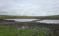 The Cwili Dam is effectively depleted. eNCA/Ronald Masinda