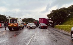 A truck and a minibus taxi collided on the R102 in the Lotus Park area. eNCA/Dasen Thathiah