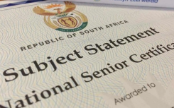 Picture of matric certificate