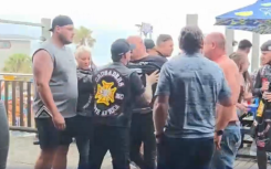 Rival bikers, the Crusaders Motorcycle Club and the Mac Club traded punches in a bare-knuckle fight at a restaurant in Jeffrey's Bay called Jolly Dolphin.