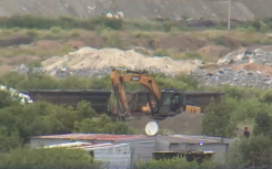 Ekuphakameni is an abandoned mining village, in ruins, on the outskirts of Carletonville.