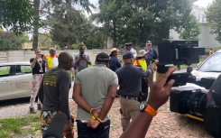 The City of Johannesburg is conducting a follow-up compliance verification at a Bryanston property that is being unlawfully occupied. Supplied