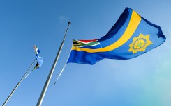 SAPS flag. Jaco Marais/ Netwerk24 / Gallo Images
