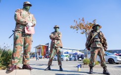 SANDF troops. Sharon Seretlo/Gallo Images