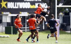 Hollywoodbets Sharks training session at Hollywoodbets Kings Park Stadium on 16 February 2026. Steve Haag Sports/Gallo Images