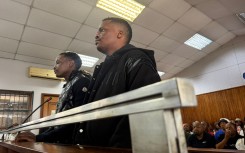 Bellarmine Mugabe and Tobias Mugabe Matonhdze. eNCA/Heidi Giokos