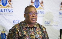 Gauteng Premier Panyaza Lesufi delivers the State of the Province Address in Johannesburg this evening. Photos from Gallo Images 