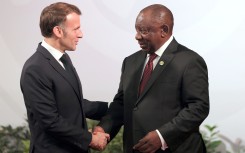 President Cyril Ramaphosa and French President Emmanuel Macron